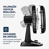 Ventilador Mondial Turbo 50cm: Frescor e Silêncio - imagem 2