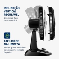 Ventilador Mondial Turbo 8 Pás: Frescor e Silêncio - imagem 2