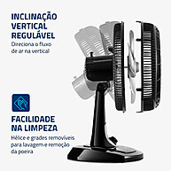Ventilador Mondial VT-30NB: Frescor e Silêncio! - imagem 2