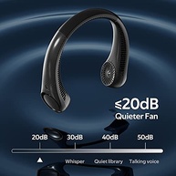 Ventilador de Pescoço Portátil com Resfriamento 360° Silencioso e Bateria 4000mAh - imagem 5