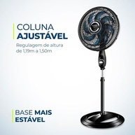 Ventilador Coluna Mondial 40cm Super Turbo 140W - Silencioso e Potente - imagem 5