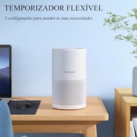Purificador de Ar HEPA Silencioso com Luz Noturna - Filtro H13 Portátil para Casa e Escritório - imagem 5