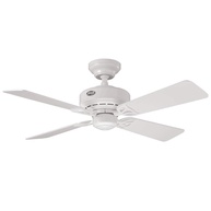Ventilador de Teto Bayport Branco 4 Pás - Ultra Silencioso com Controle Remoto Hunter Fan - imagem 1