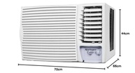 Ar Condicionado de Janela 21.000 BTU Midea Springer - Silencioso, Renovação de Ar e Controle por Defletores - imagem 3