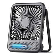 Ventilador de Mesa Koonie Ultra Silencioso com Bateria - 3 Velocidades, Inclinação 180° e Design Compacto - imagem 1