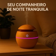 Umidificador de Ar Ultrassônico USB com LED RGB - Aromatizador Silencioso 130ml - imagem 5