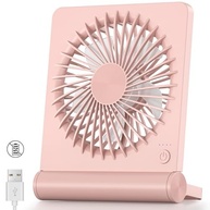 Koonie Ventilador USB Silencioso 3 Velocidades com Design Dobrável Rosa - imagem 2
