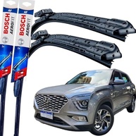 Par de Palhetas Limpador Parabrisa Bosch Aerofit Silicone Hyundai Creta 2021-2024 - imagem 2