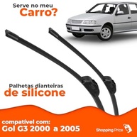Par Palhetas Limpador Para-brisa Silicone Gol G3/G4 (99-06) 22"+16" - Visão Clara e Segura - imagem 4