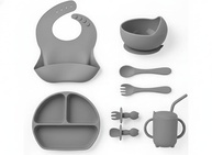 Kit de Alimentação para Bebê em Silicone - 6 Peças Seguras e Ergonômicas - imagem 1