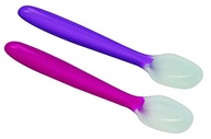 KaBaby Kit com 2 Colheres de Silicone Flexíveis Rosa - Seguras e Macias para Bebês - imagem 4