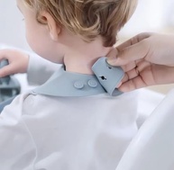 Kit Introdução Alimentar Bebê 8 Peças com Silicone Antitóxico Azul - imagem 5