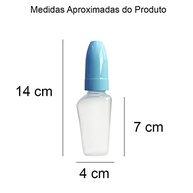 Lillo Mamadeira Miniform 50ml Azul - Bico Silicone Slow Flow para Bebês - imagem 4