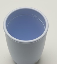 Copo de Treinamento em Silicone 360º 240ml Twibex Azul - Seguro, Antivazamento e Livre de BPA - imagem 5