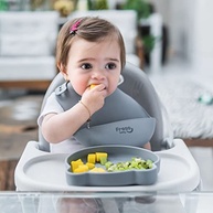 Babador de Silicone Freso Baby - Impermeável, com Bolso e Fecho Ajustável para Bebês - imagem 3