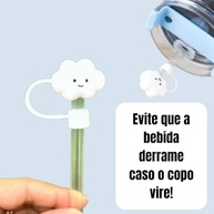 Tampa Protetora para Canudo Stanley 10mm - Silicone Premium Rosa Bebê - imagem 5