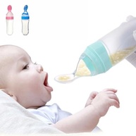 Colher Dosadora de Silicone para Bebê Rosa 6 Meses+ | Alimentação Controlada e Segura - imagem 3