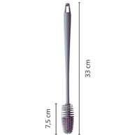Escova de Silicone com Cabo Longo - Limpeza Profunda e Higiênica para Garrafas, Copos e Mamadeiras - imagem 4