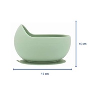 Tigela Cuia Bowl Redonda em Silicone Seguro para Bebês e Crianças - Ideal para Introdução Alimentar - imagem 3