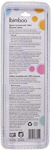 Colher de Silicone Flexível Ibimboo para Recém-Nascido - Segura, Macia e Livre de BPA - imagem 4
