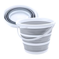Balde Retrátil 10L Silicone com Alça - Dobrável, Portátil e Resistente - imagem 1