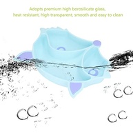 Prato de Silicone em Forma de Raposa com Sucção Forte - 3 Divisórias, Antiderrapante, Seguro para Bebês (Azul) - imagem 5