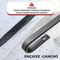 Palhetas Limpador Parabrisa Silicone Hilux Cabine Dupla 2015-2018 Tiger Auto Flat Silenciosas - imagem 3