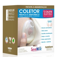 Conchas Coletoras de Leite Materno - Kit com 2 Unidades em Silicone Macio - imagem 1