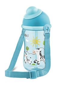 Copo Cantil com Canudo de Silicone da Lillo - Azul 390ml | Ideal para Crianças a Partir de 1 Ano - imagem 5