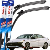 Par Palheta Limpador Parabrisa Silicone Bosch Aerofit Hyundai Elantra 2017-2024 - imagem 1