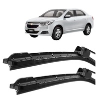 Par de Palhetas Limpador Para-Brisa Cobalt 2011-2020 Silicone Tipo Gancho - Limpeza Impecável! - imagem 1
