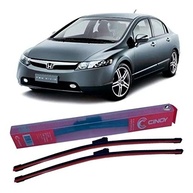 Kit Palhetas Limpador Para-brisa Civic 2007-2011 (26" + 24") Silicone Premium - imagem 2
