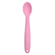 Colher de Silicone para Bebê Rosa - Segura, Macia e Fácil de Limpar - imagem 1