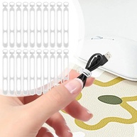 Organizador de Cabos Reutilizáveis: 20 Presilhas de Silicone - imagem 3