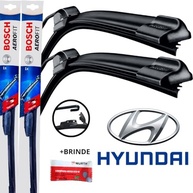 Par Palhetas Limpador Parabrisa Silicone Bosch Aerofit Hyundai Santa Fé 2008-2013 - imagem 3