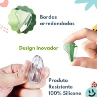 Protetor de Quina de Silicone para Móveis e Mesas - Kit com 4 Unidades | Segurança Infantil com Design Elegante - imagem 5