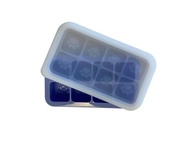 Forma de Silicone para Congelar Papinhas - 8 Cubos com Tampa, Livre de BPA, Ideal para Introdução Alimentar BLW (Lilás) - imagem 4