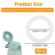 Anéis de Vedação Momcozy 500ml - 6 Peças de Silicone Premium para Aquecedor de Mamadeiras - imagem 3