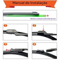 Kit Palhetas Limpador Parabrisa Silicone Honda HR-V 2019-2022: Visão Clara e Segura - imagem 3