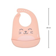 Babador em Silicone com Pega-Migalhas Gumy Pessego - Proteção e Estilo para Bebês - imagem 3