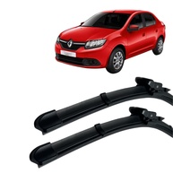 Palhetas Limpador Para-brisa Silicone Tiger Auto Logan Sandero 2014-2023 (Par) - Alta Durabilidade e Silenciosas - imagem 1