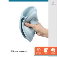 Kit Refeição Silicone para Bebês - 10 Peças com Ventosa, Prato, Copo e Talheres Seguros para Introdução Alimentar - imagem 4