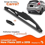 Palheta Limpadora Traseira Vigia Carenada 11" Silicone - New Fiesta (2011-2019) - imagem 4