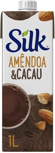 3 Silk - Bebida Vegetal, Amêndoa e Cacau, 1L - imagem 1