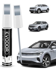Tinta de Retoque Metálica Silver Mist LA7R/Q3 para Volkswagen - Caneta 2 em 1 com Microaplicadores - imagem 1