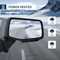 Retrovisor Elétrico Chevrolet Silverado 2019-2024 - Aquecido, Dobrável, Seta e Ponto Cego - imagem 4
