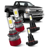 Lâmpadas LED 9005/5202 para Chevrolet Silverado 2500/3500HD (2015-2019): 800% Mais Brilho e Segurança - imagem 2