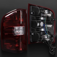 Luzes Traseiras Fumê Vermelhas MAYELLO para Chevy Silverado 1500/2500/3500 (2007-2014) - Plug & Play - imagem 4