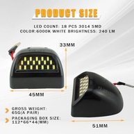 Lâmpada LED Placa Chevy Silverado/Sierra/Tahoe/Suburban GMC Yukon - Branco 6500K - imagem 5