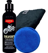 Polidor Tira Risco Moto Silvert Razux Pano Aplicador Vonixx - imagem 1